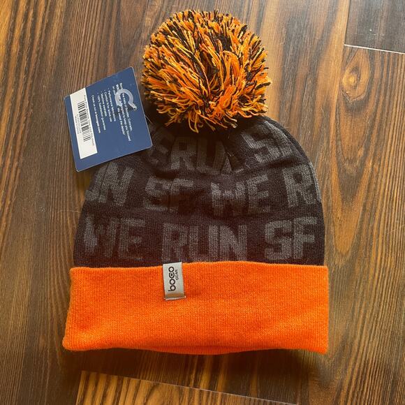 NWT San Francisco Giant Race Pom Pom Knit Hat/Beanie by Bocco - Picture 2 of 10